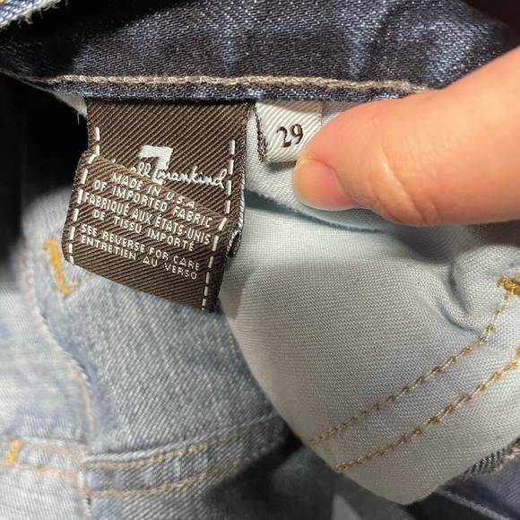 7 for all mankind standard fit straight leg jeans mens size 29 - Picture 5 of 6